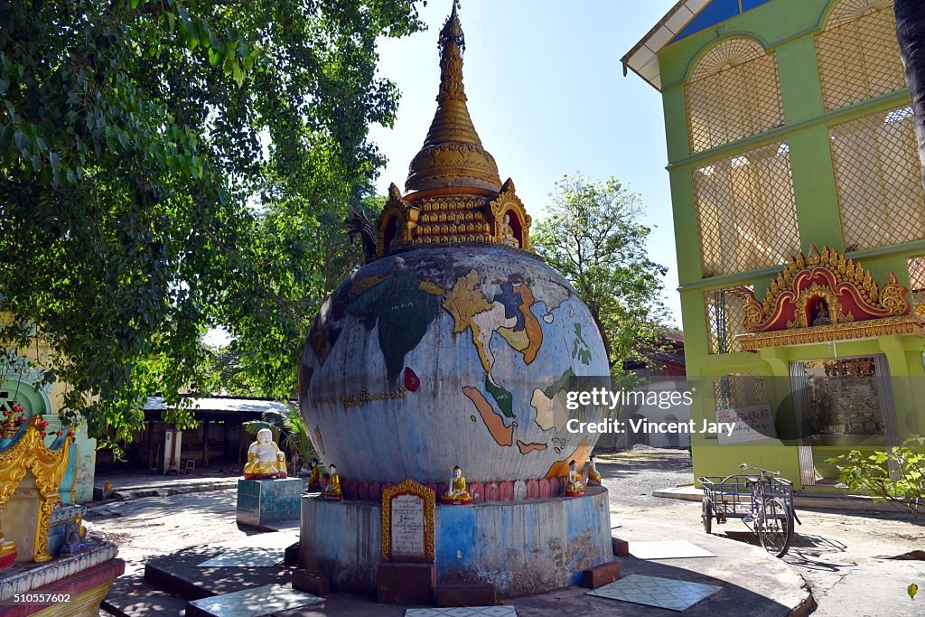 Phayani Pagoda statue at Mandalay city Myanmar