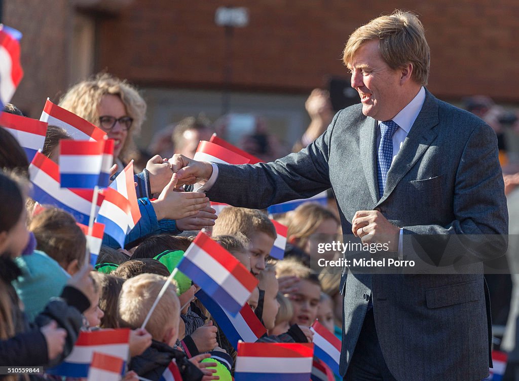 King Willem-Alexander and Queen Maxima Of The Netherlands Visit  Western Brabant