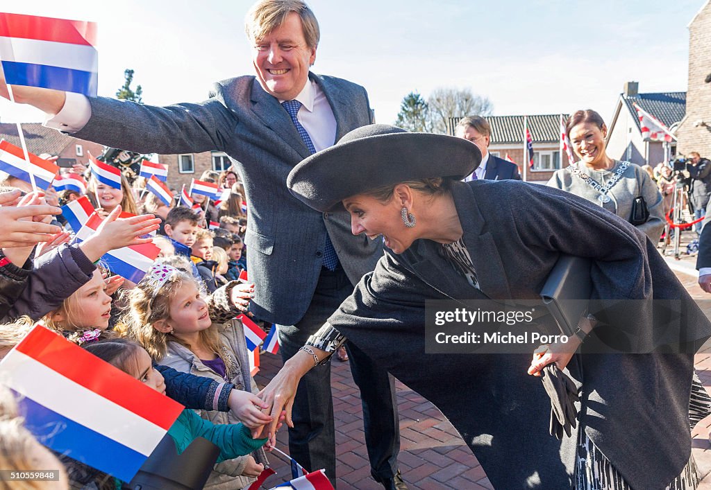 King Willem-Alexander and Queen Maxima Of The Netherlands Visit Western Brabant