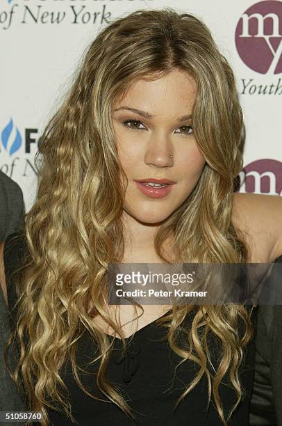 Singer Joss Stone attends the UJA Federation Luncheon where David Munns and Rob Glaser will receive the 2004 Music Visionary Awards July 14, 2004 in...