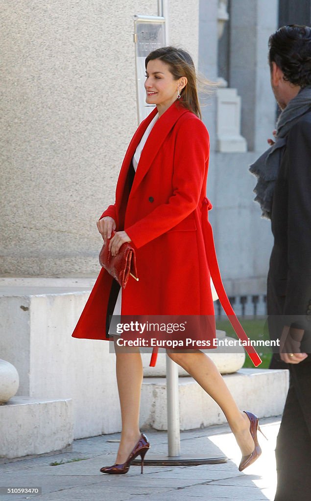 Spanish Royals Visit The Prado Museum