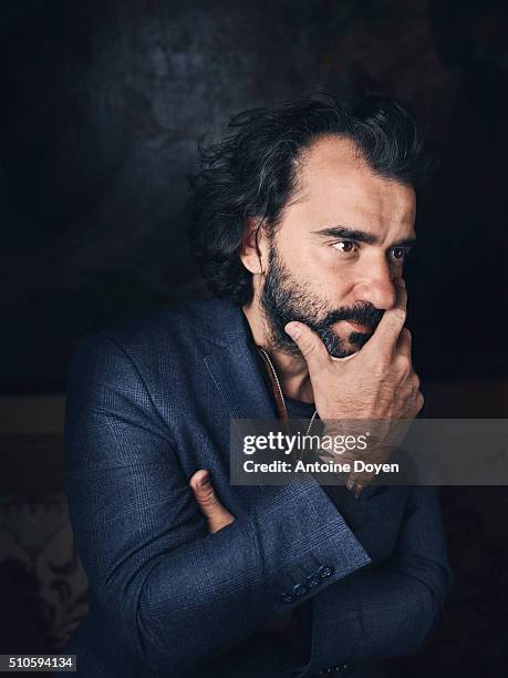 Director Pablo Trapero is photographed for Trois couleurs on September 15, 2015 in Paris, France.