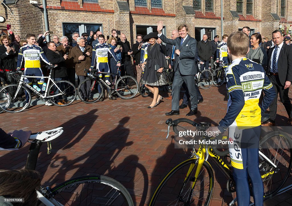 King Willem-Alexander and Queen Maxima Of The Netherlands Visit  Western Brabant