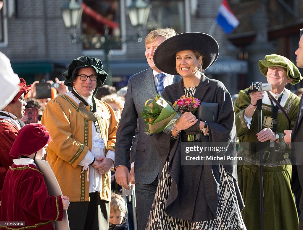 King Willem-Alexander and Queen Maxima Of The Netherlands Visit  Western Brabant