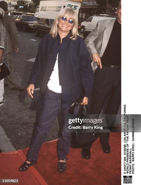 Los Angeles, California World Premiere Of "The Parent Trap" Penny Marshall