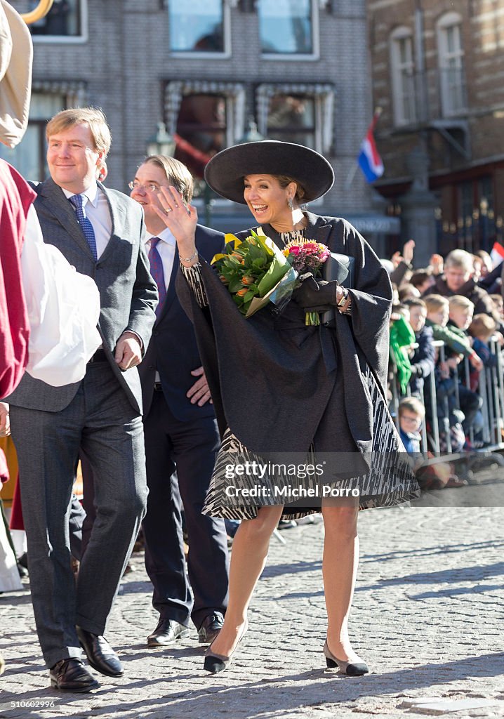 King Willem-Alexander and Queen Maxima Of The Netherlands Visit Western Brabant