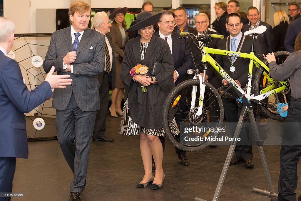 King Willem-Alexander and Queen Maxima Of The Netherlands Visit  Western Brabant