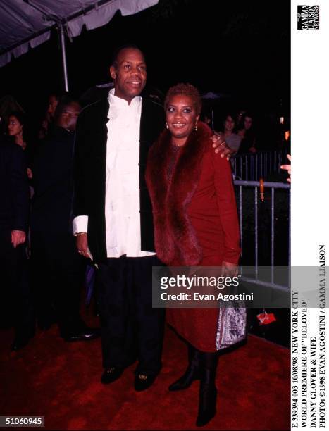 New York City World Premiere Of "Beloved" Danny Glover & Wife