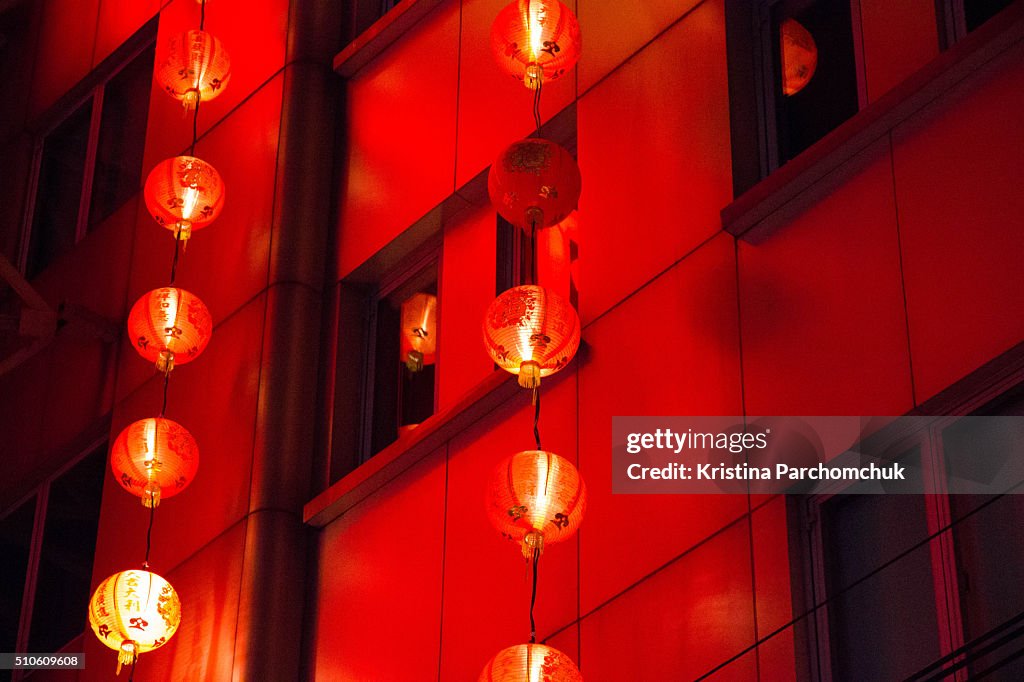 Lanterns in China Town