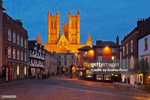 lincoln, lincolnshire, united kingdom - lincoln lincolnshire stockfoto's en -beelden