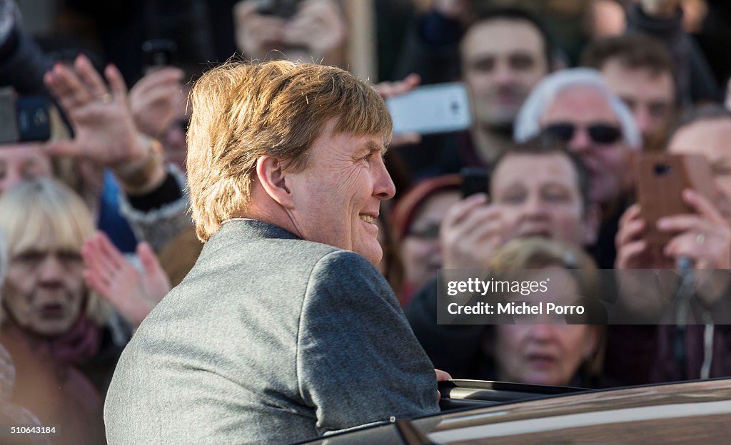 King Willem-Alexander and Queen Maxima Of The Netherlands Visit  Western Brabant