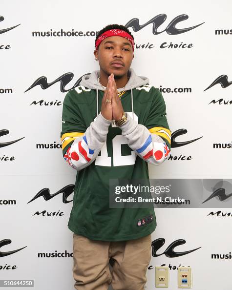 Cozz Rapper Today Rap artist Cozz visits Music Choice on February 16, 2016 in New York ...