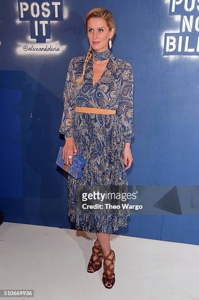 Nicky Hilton attends the Alice + Olivia By Stacey Bendet - Arrivals at The Gallery, Skylight at Clarkson Sq on February 16, 2016 in New York City.