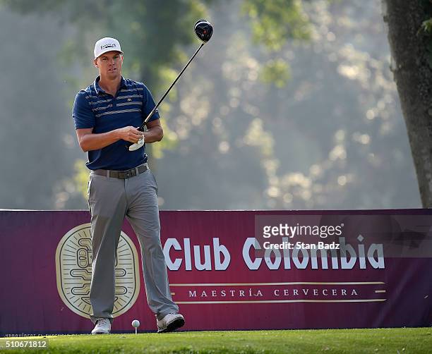 John Mallinger plays a shot on the sixth hole during the second round of the Web.com Tour Club Colombia Championship Presented by Claro at Bogotá...