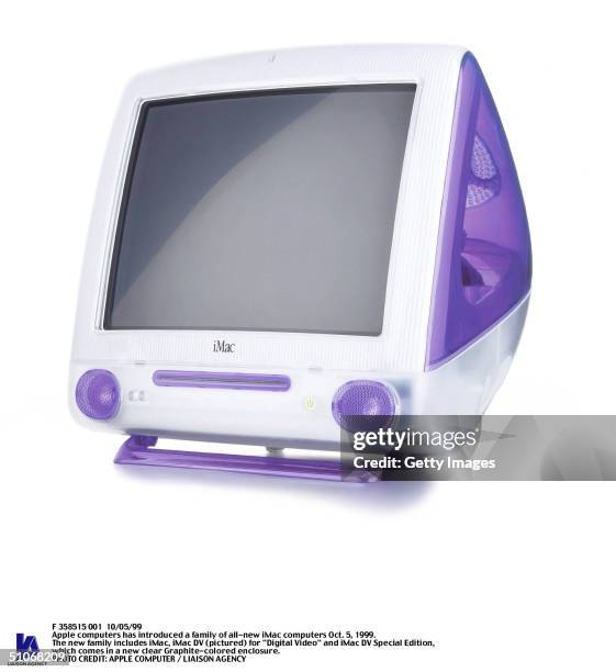 Apple Computers Has Introduced A Family Of All-New Imac Computers Oct. 5, 1999. The New Family Includes Imac, Imac Dv For "Digital Video" And Imac Dv...