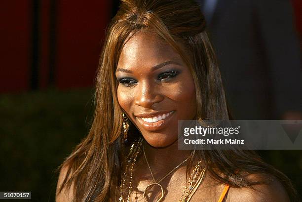 Professional tennis athlete Serena Williams attends the 12th Annual ESPY Awards held at the Kodak Theatre on July 14, 2004 in Hollywood, California....