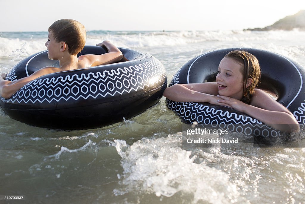 Children at the seaside