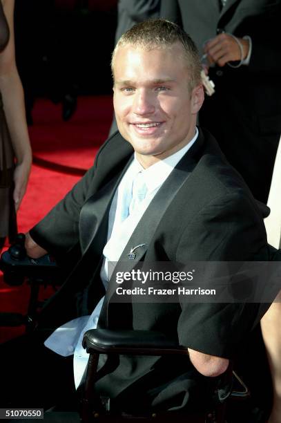 Wrestler Kyle Maynard attends the 12th Annual ESPY Awards held at the Kodak Theatre on July 14, 2004 in Hollywood, California. This year's ESPY's...