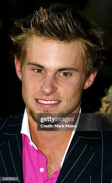 Tennis Player Andy Roddick attends the 12th Annual ESPY Awards held at the Kodak Theatre on July 14, 2004 in Hollywood, California. This year's...