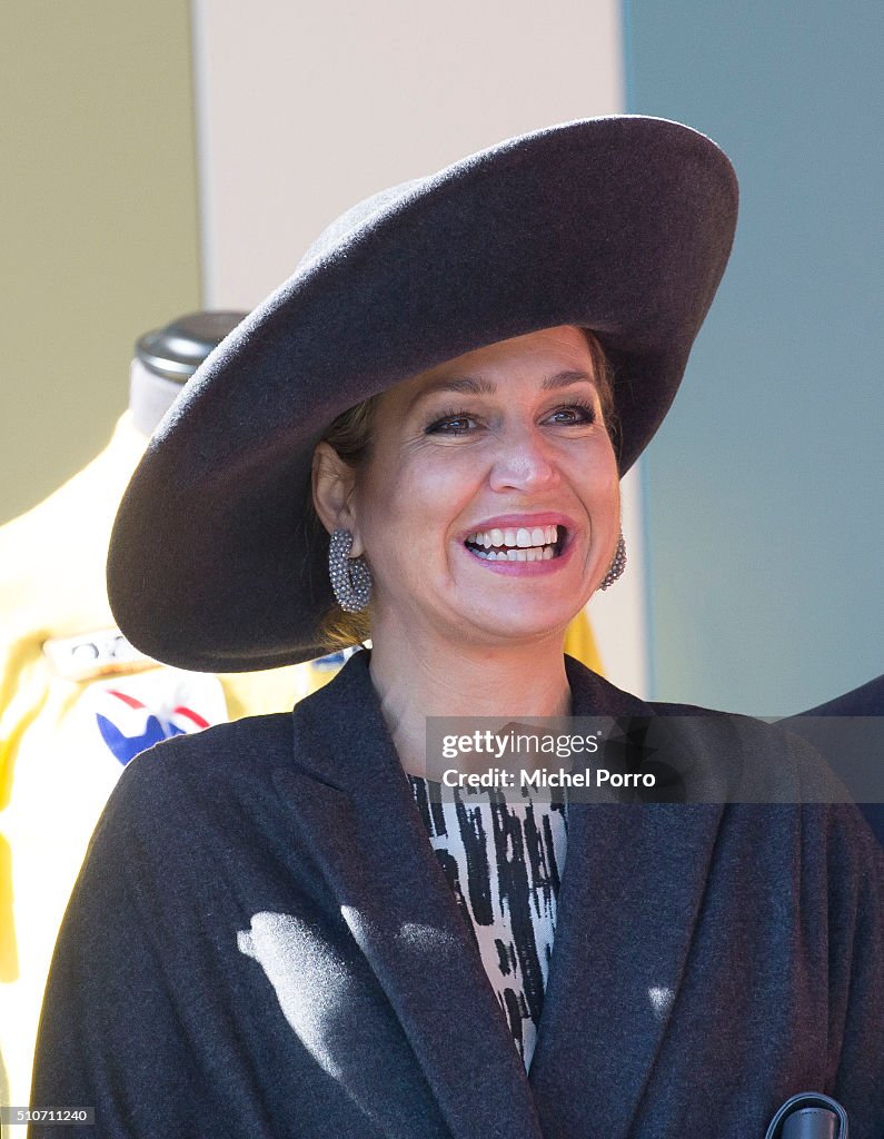 King Willem-Alexander and Queen Maxima Of The Netherlands Visit  Western Brabant