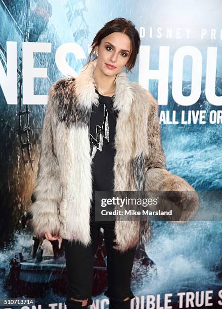 Lucy Watson attends 'The Finest Hours' Gala Premiere at Ham Yard Hotel on February 16, 2016 in London, England.