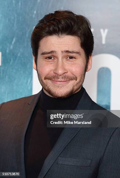 Daniel Portman attends 'The Finest Hours' Gala Premiere at Ham Yard Hotel on February 16, 2016 in London, England.