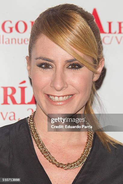 Ainhoa Arbizu attends Maria Reyes' new album presentation photocall at Alegoria disco on February 16, 2016 in Madrid, Spain.