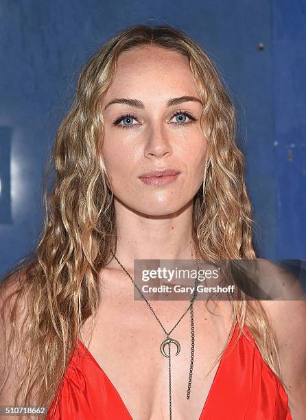 Singer/songwriter Zella Day attends the Alice + Olivia by Stacey Bendet presentation during New York Fashion Week Fall 2016 at The Gallery, Skylight...