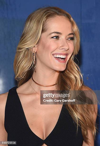 Miss USA 2015 Olivia Jordan attends the Alice + Olivia by Stacey Bendet presentation during New York Fashion Week Fall 2016 at The Gallery, Skylight...