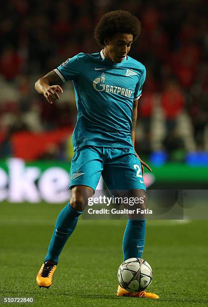 ZenitÕs midfielder from Belgium Axel Witsel in action during the UEFA Champions League Round of 16: First Leg match between SL Benfica and FC Zenit...