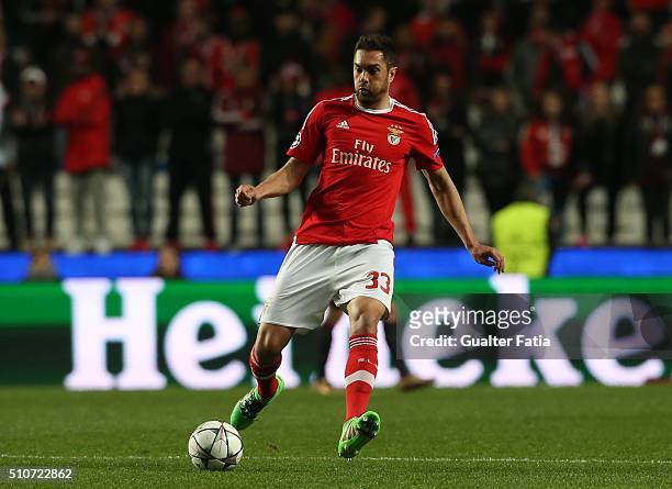 BenficaÕs defender from Brazil Jardel in action during the UEFA Champions League Round of 16: First Leg match between SL Benfica and FC Zenit at...