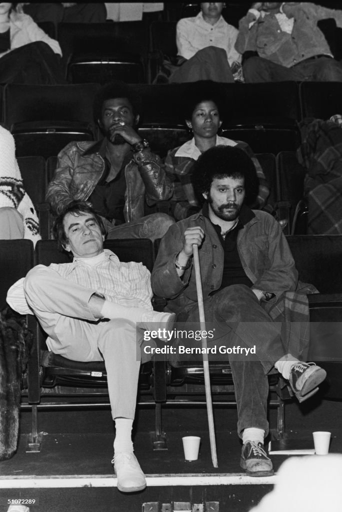 Josh Papp American theater producer Joseph Papp sits next to Puerto Rican-born ...