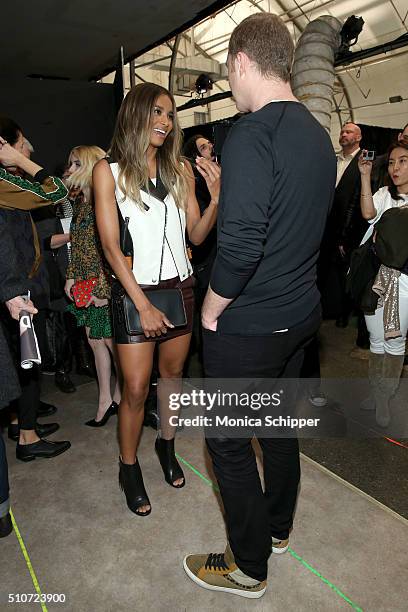 Singer Ciara attends the Coach Fall 2016 Runway Show on February 16, 2016 in New York City.