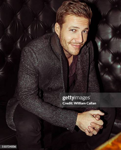 Australian actor Luke Bracey is photographed for The Wrap on December 17, 2015 in Los Angeles, California. PUBLISHED IMAGE.