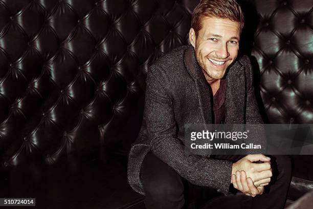 Australian actor Luke Bracey is photographed for The Wrap on December 17, 2015 in Los Angeles, California. PUBLISHED IMAGE.