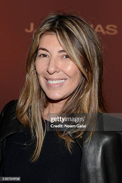 Journalist Nina García attends the Salinas Fall 2016 show during New York Fashion Week: The Shows at The Dock, Skylight at Moynihan Station on...