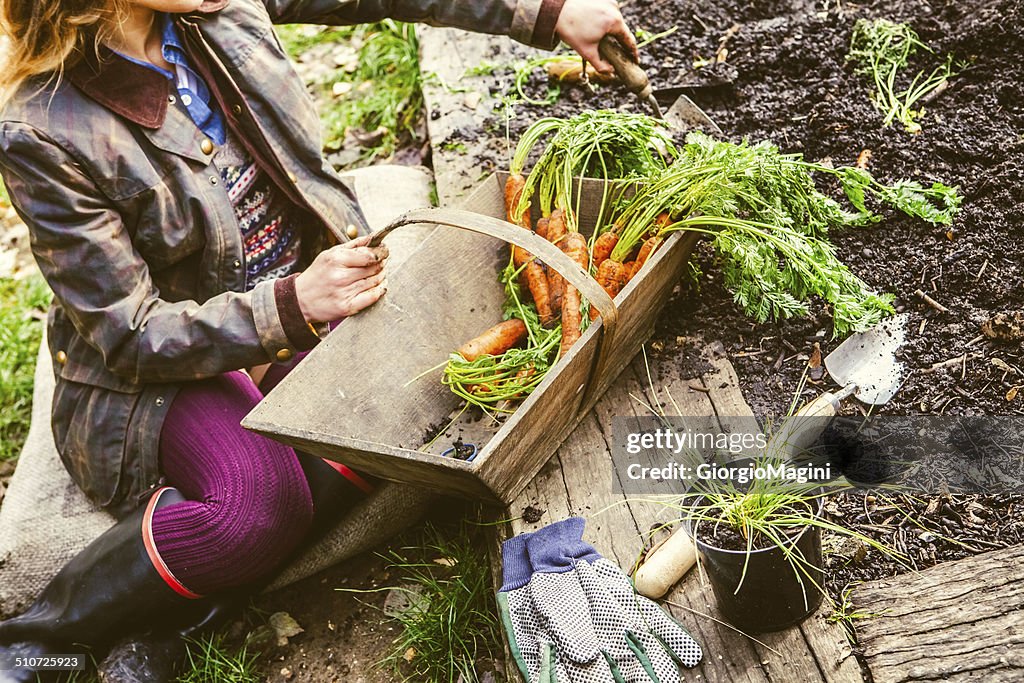 Homegrown Vegetables, Healthy Vegan Lifestyle