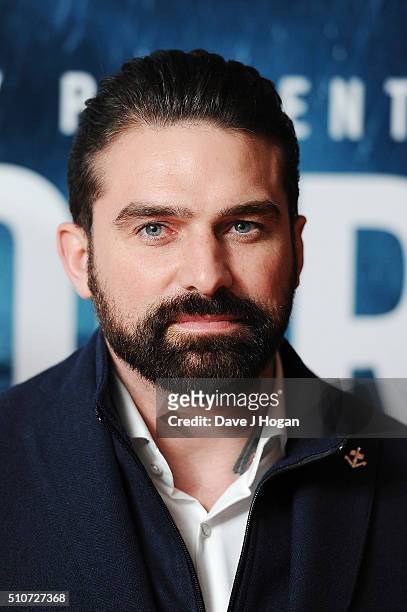 Ant Middleton attends 'The Finest Hours' Gala Premiere at Ham Yard Hotel on February 16, 2016 in London, England.