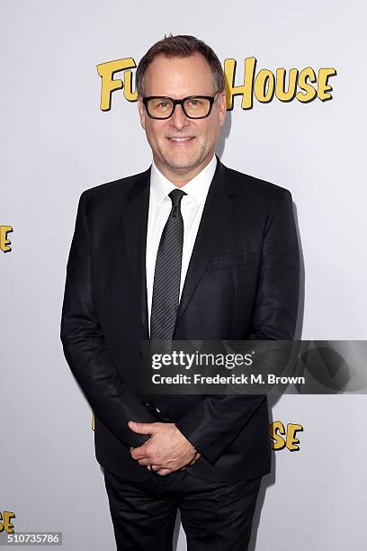 Actor Dave Coulier attends the premiere of Netflix's "Fuller House" at Pacific Theatres at The Grove on February 16, 2016 in Los Angeles, California.