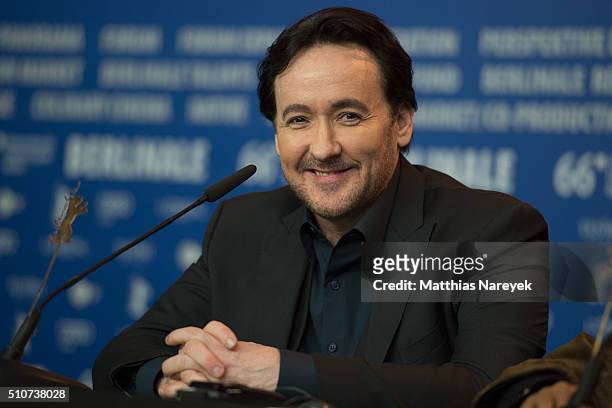 John Cusack attends the 'Chi-Raq' press conference during the 66th Berlinale International Film Festival Berlin at Grand Hyatt Hotel on February 16,...