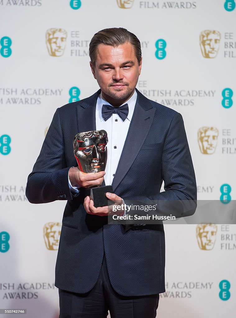 EE British Academy Film Awards - Winners Room