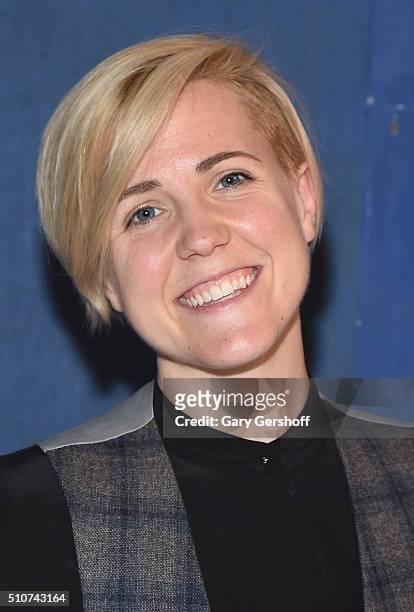 Internet personality Hannah Hart attends the Alice + Olivia by Stacey Bendet presentation during New York Fashion Week Fall 2016 at The Gallery,...