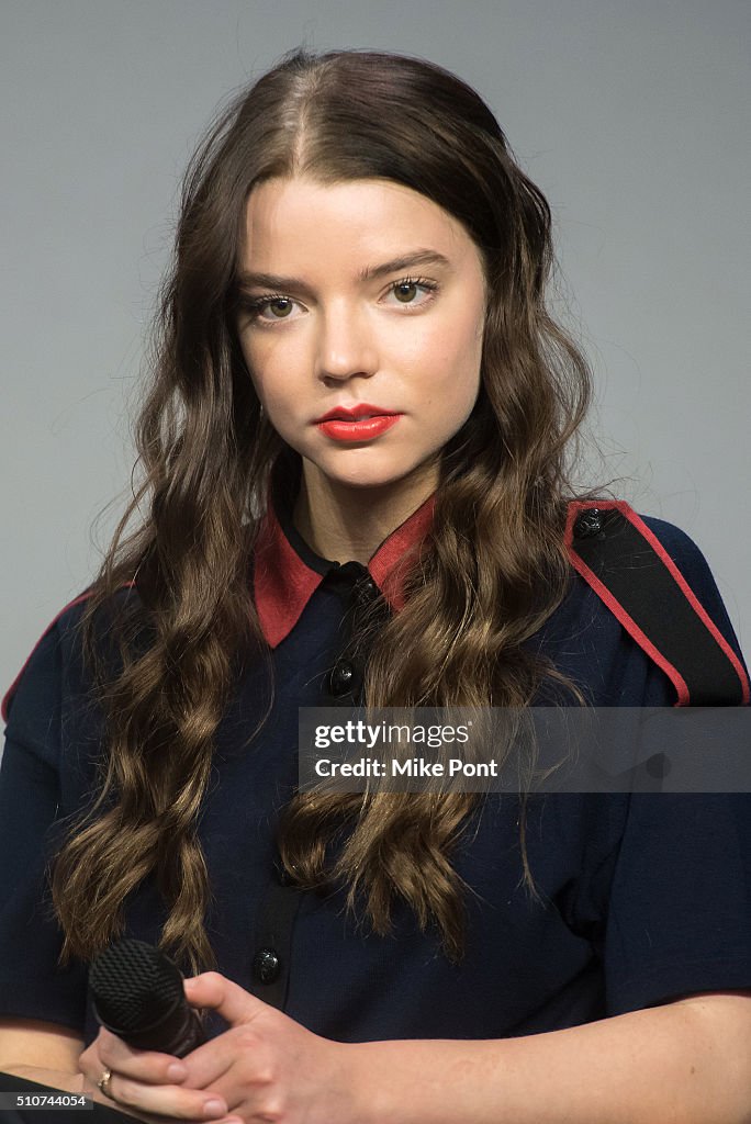 Actress Anya Taylor-Joy discusses the film The Witch at Apple Store  News Photo - Getty Images