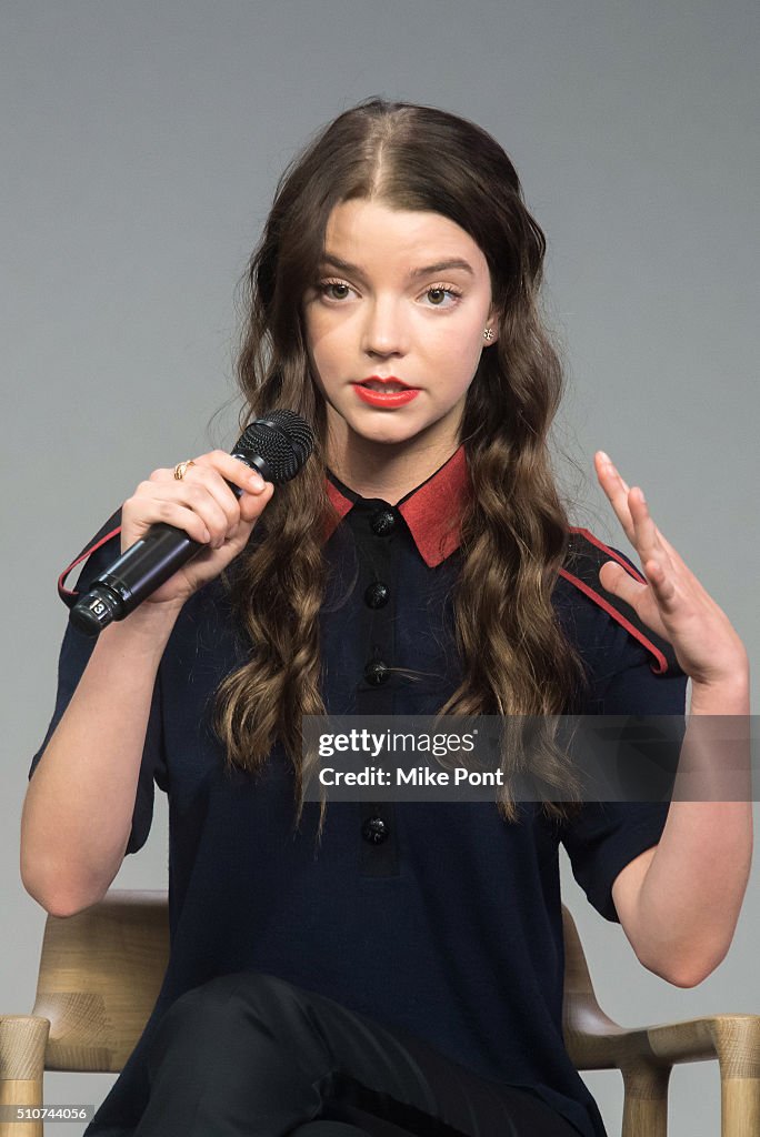 Actress Anya Taylor-Joy discusses the film 'The Witch' at Apple Store