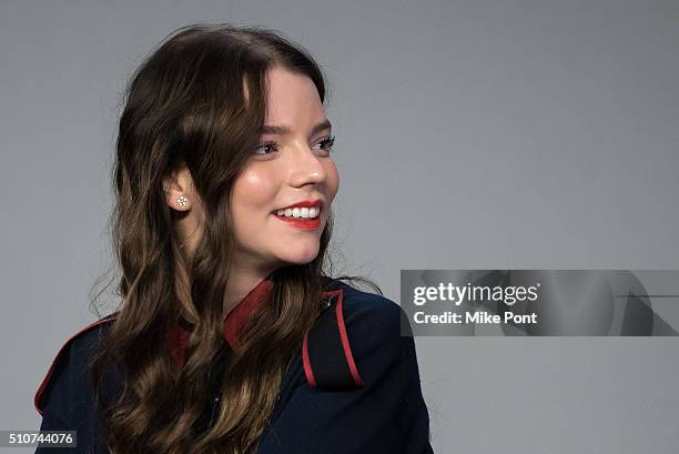 Actress Anya Taylor-Joy discusses the film 'The Witch' at Apple Store