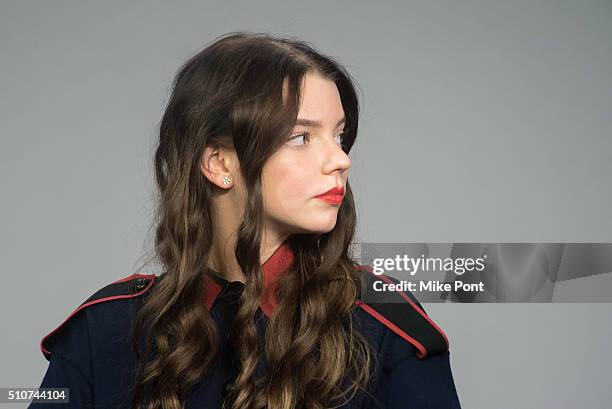 Actress Anya Taylor-Joy discusses the film The Witch at Apple Store News Photo - Getty Images