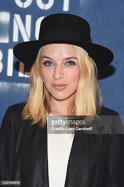 Singer/songwriter ZZ Ward attends the Alice + Olivia by Stacey Bendet presentation during New York Fashion Week Fall 2016 at The Gallery, Skylight at...