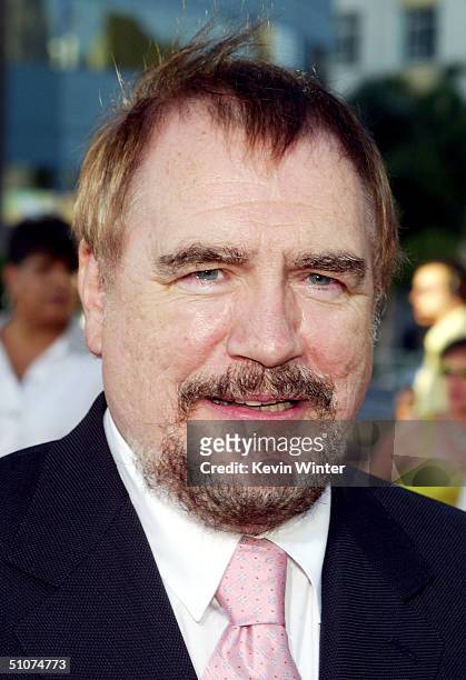 Actor Brian Cox arrives at the premiere of Universal's "The Bourne Supremacy" at the Arclight Cinemas on July 15, 2004 in Los Angeles, California.