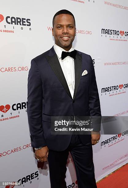 Calloway attends Maestro Cares "Changing Lives, Building Dreams" Third Annual Gala at Cipriani Wall Street on February 16, 2016 in New York City.