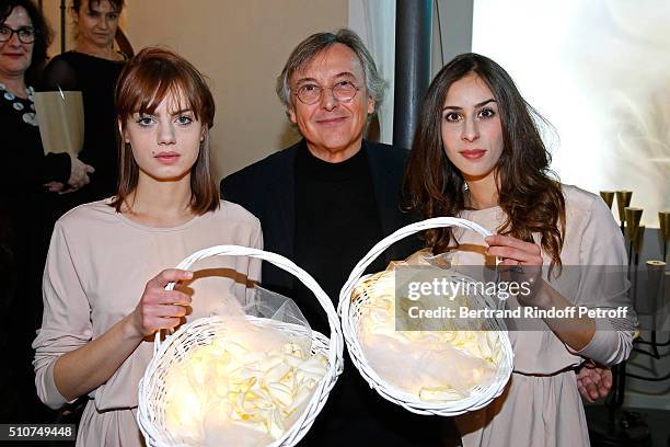 Pierre Passebon attends Arielle Dombasle presents her Perfume "Le secret d'Arielle" at Galerie Pierre Passebon on February 16, 2016 in Paris, France.